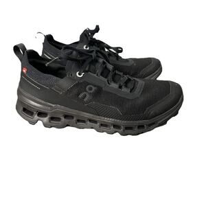 On Cloud ultra 2 Sneakers Womens 7.5 Black Athletic Tennis Running Nurse